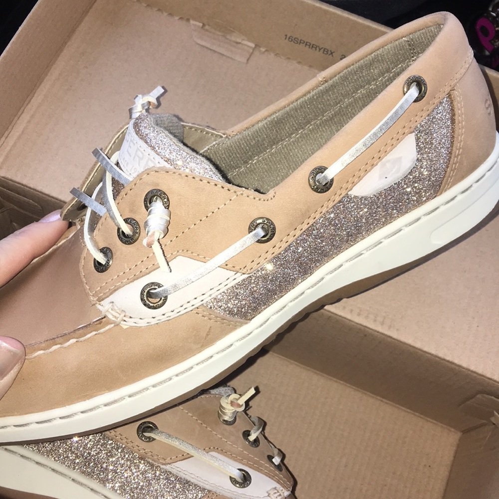 Women's Sperry Coil Ivy Sparkle Boat Shoes